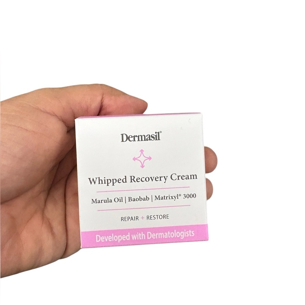 Dermasil Whipped Recovery Cream - White and Pink